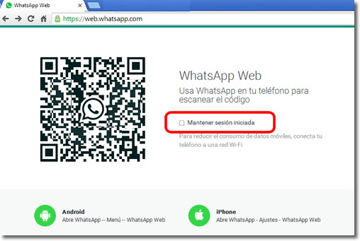 whatsapp web no qr code